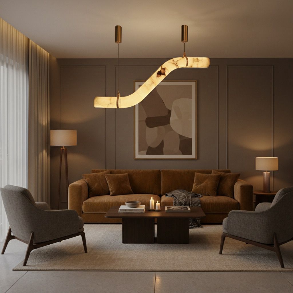 Buy Exclusive Spanish Marble LED Chandelier Living Room