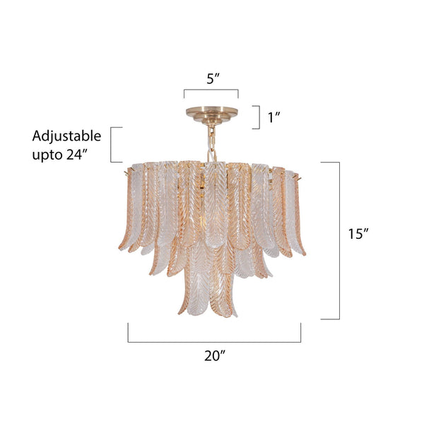 Lily 500mm Chandelier for Modern Interior Light & Living
