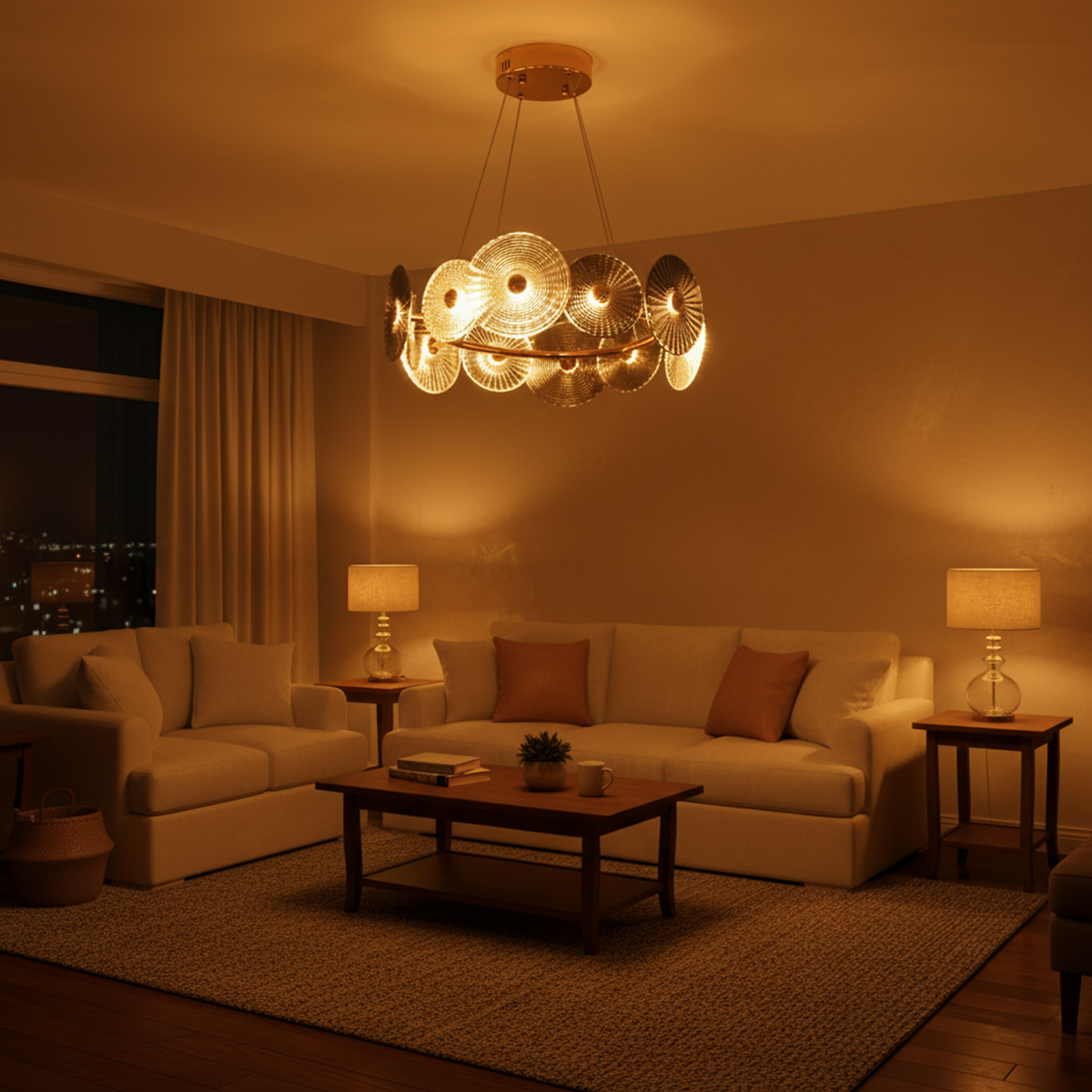 Buy Minimalist LED Chandelier Bangalore