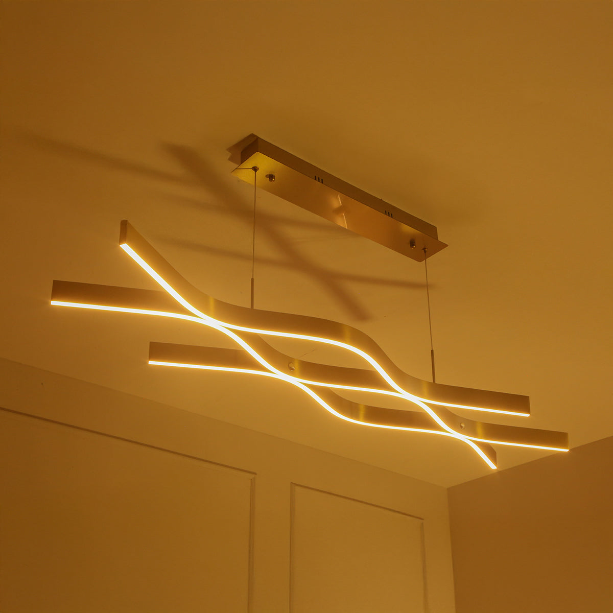 Buy Ocean Waves LED Chandelier Interior Lights