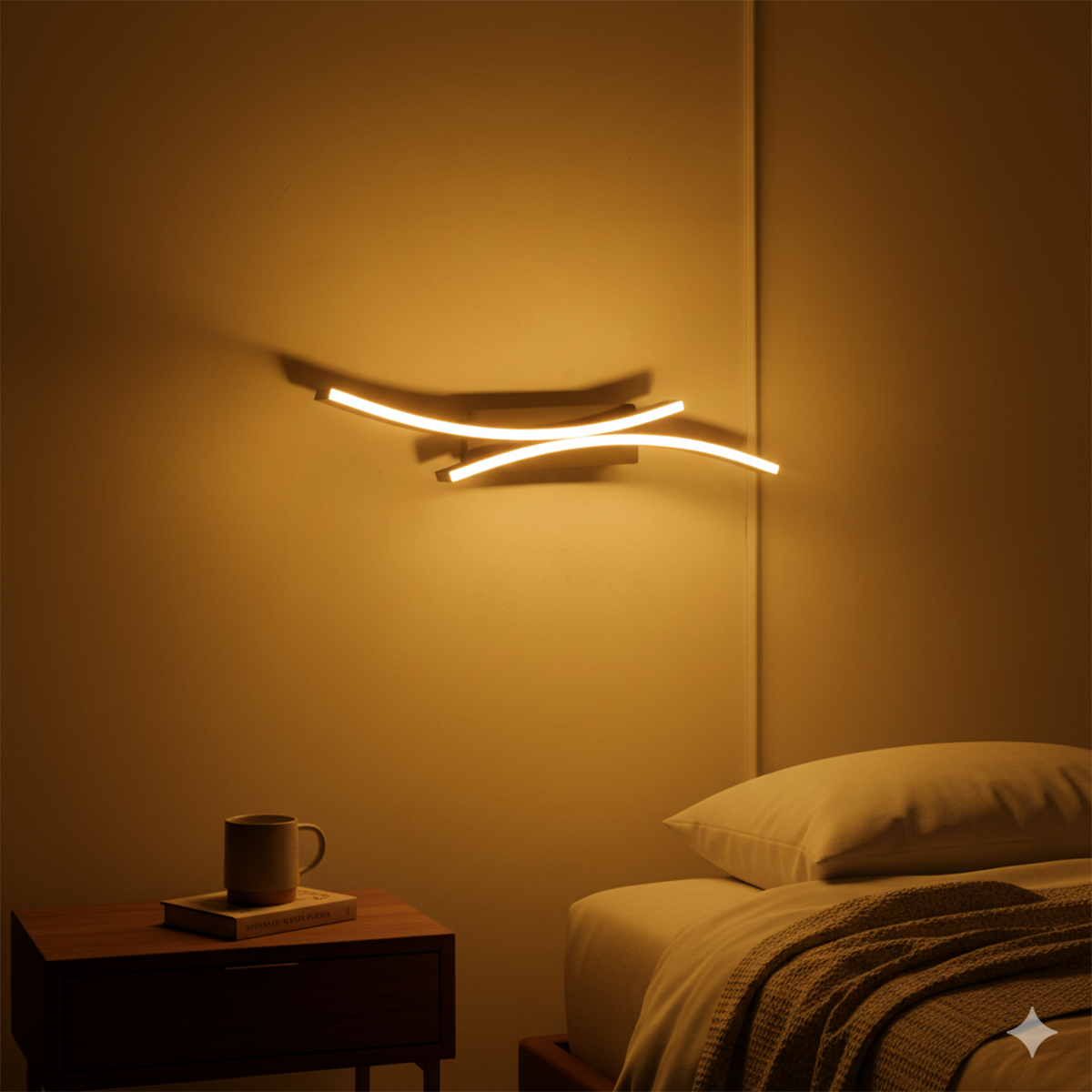 Buy Pawan Medium Black LED Wall Light Bangalore