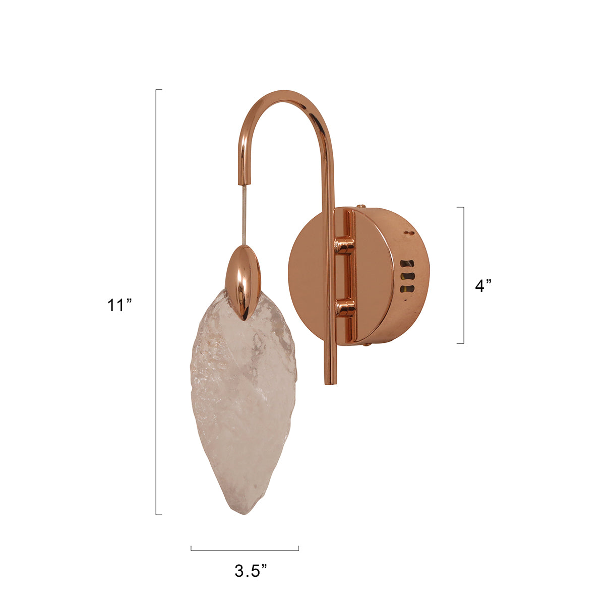 Shop Crystal Leaf LED Wall Light Online