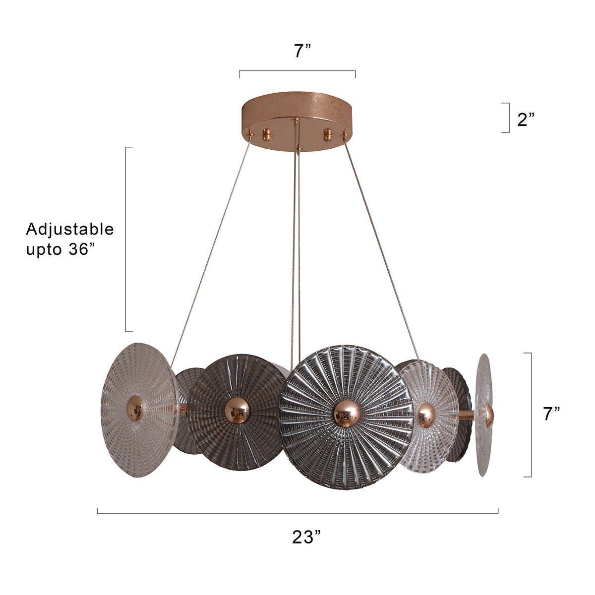 Shop Minimalist LED Chandelier Living Room