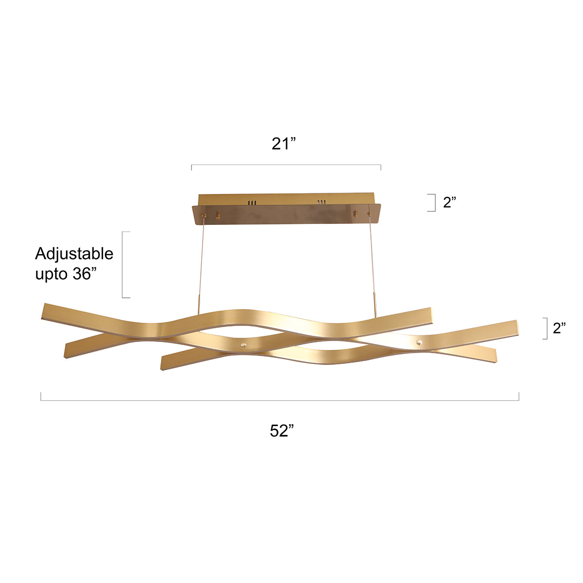 Shop Ocean Waves LED Chandelier Online