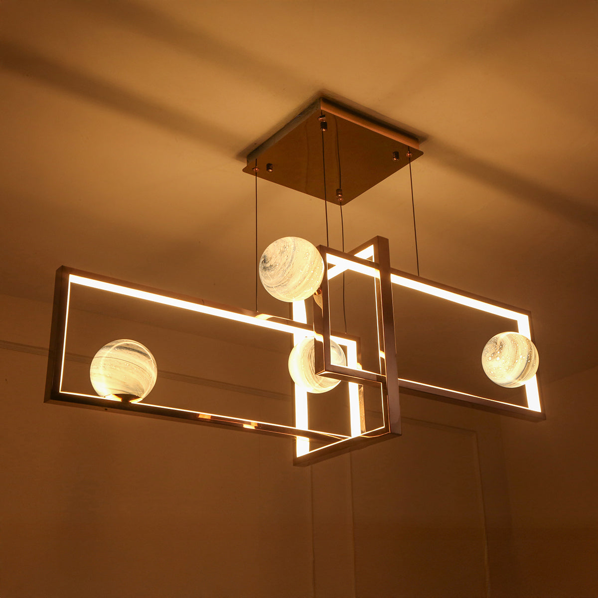 Shop Romeo Smart (Dimmable & Remote) LED Chandelier Living Room