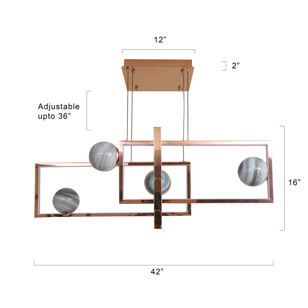 Shop Romeo Smart (Dimmable & Remote) LED Chandelier Online