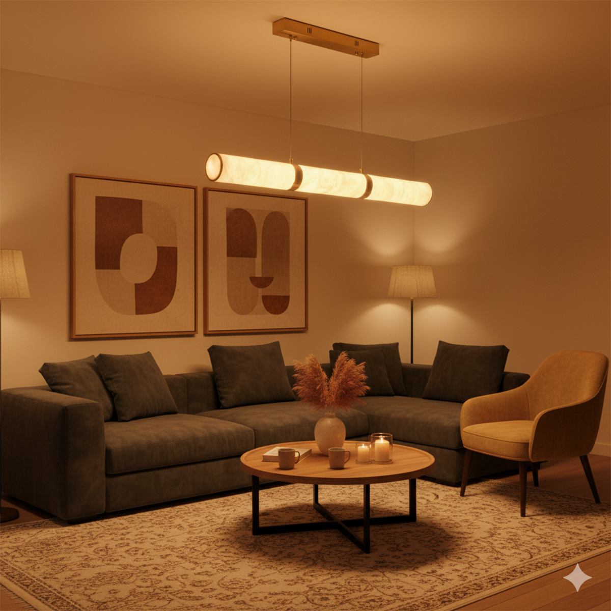 Shop Spanish Love Marble LED Chandelier Bangalore