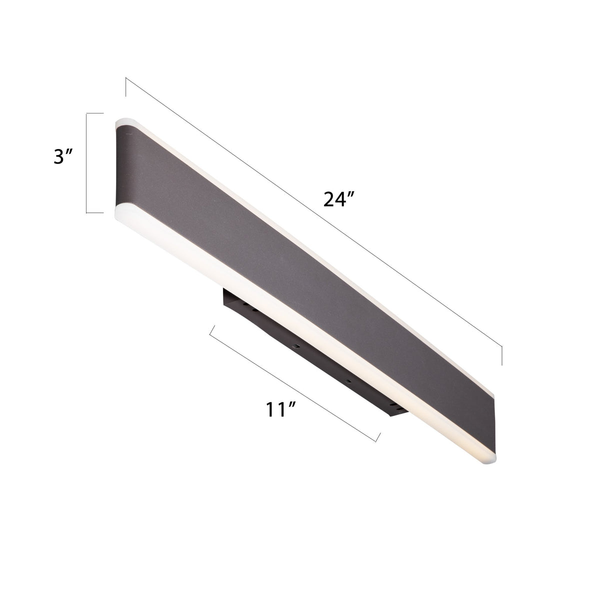 Buy Bright Side 600mm LED Wall Light India