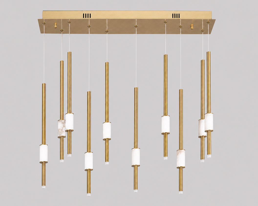 Buy Draw Me In Alabaster LED Chandelier Bangalore