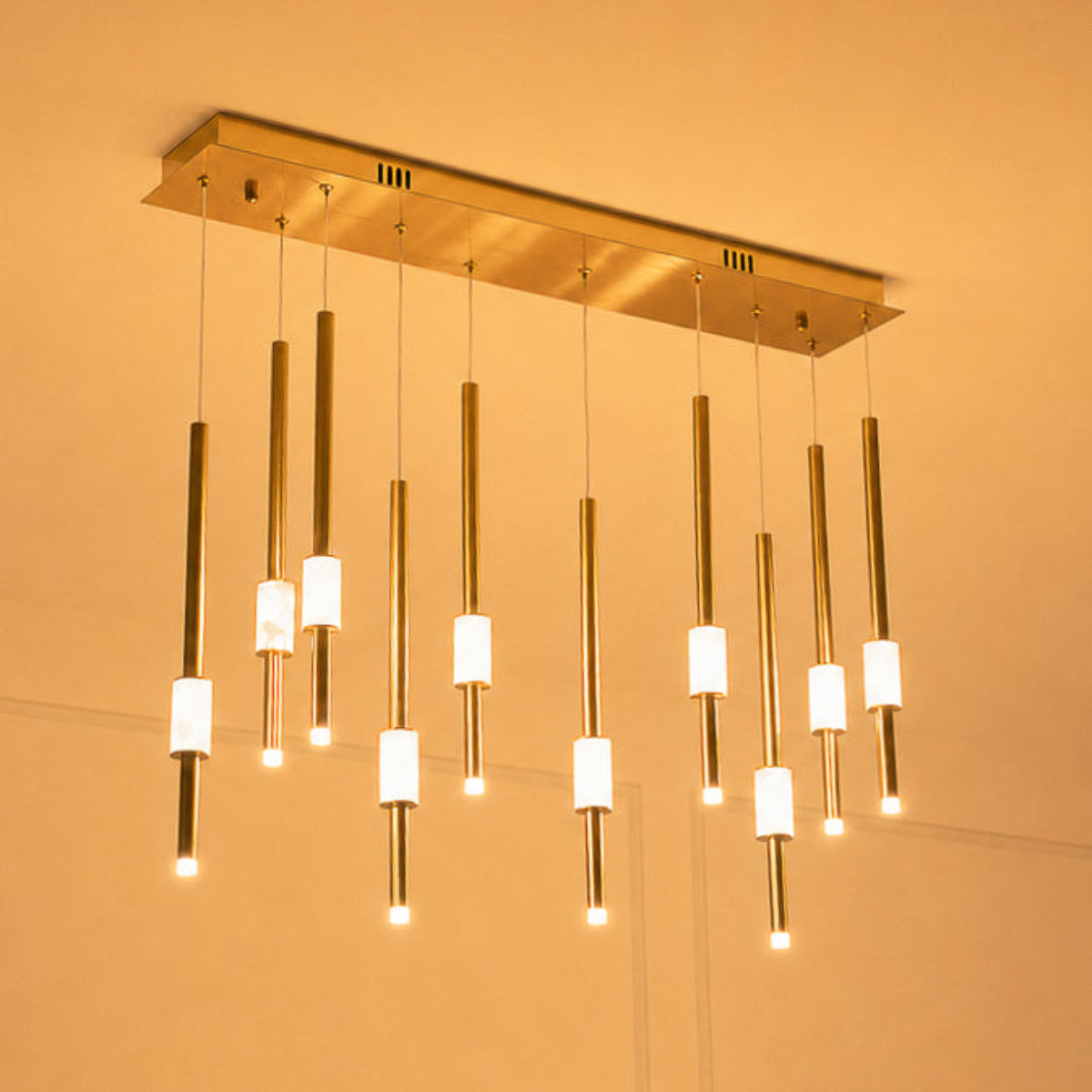 Buy Draw Me In Alabaster LED Chandelier Living Room