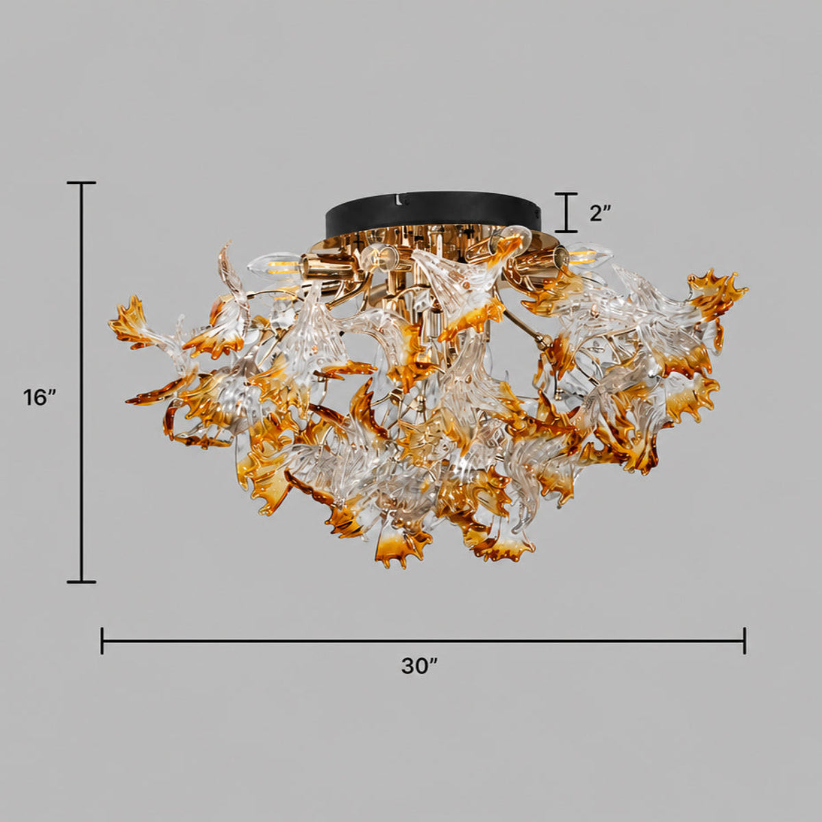 Buy Golden Rose Chandelier Living Room