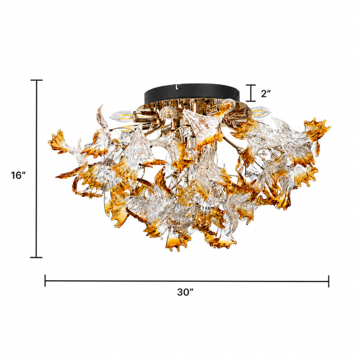 Buy Golden Rose Chandelier Living Room