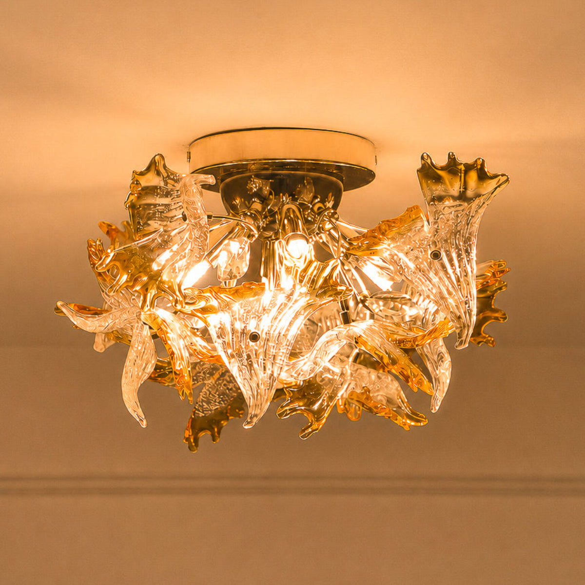 Golden Rose Small Chandelier Bangalore
