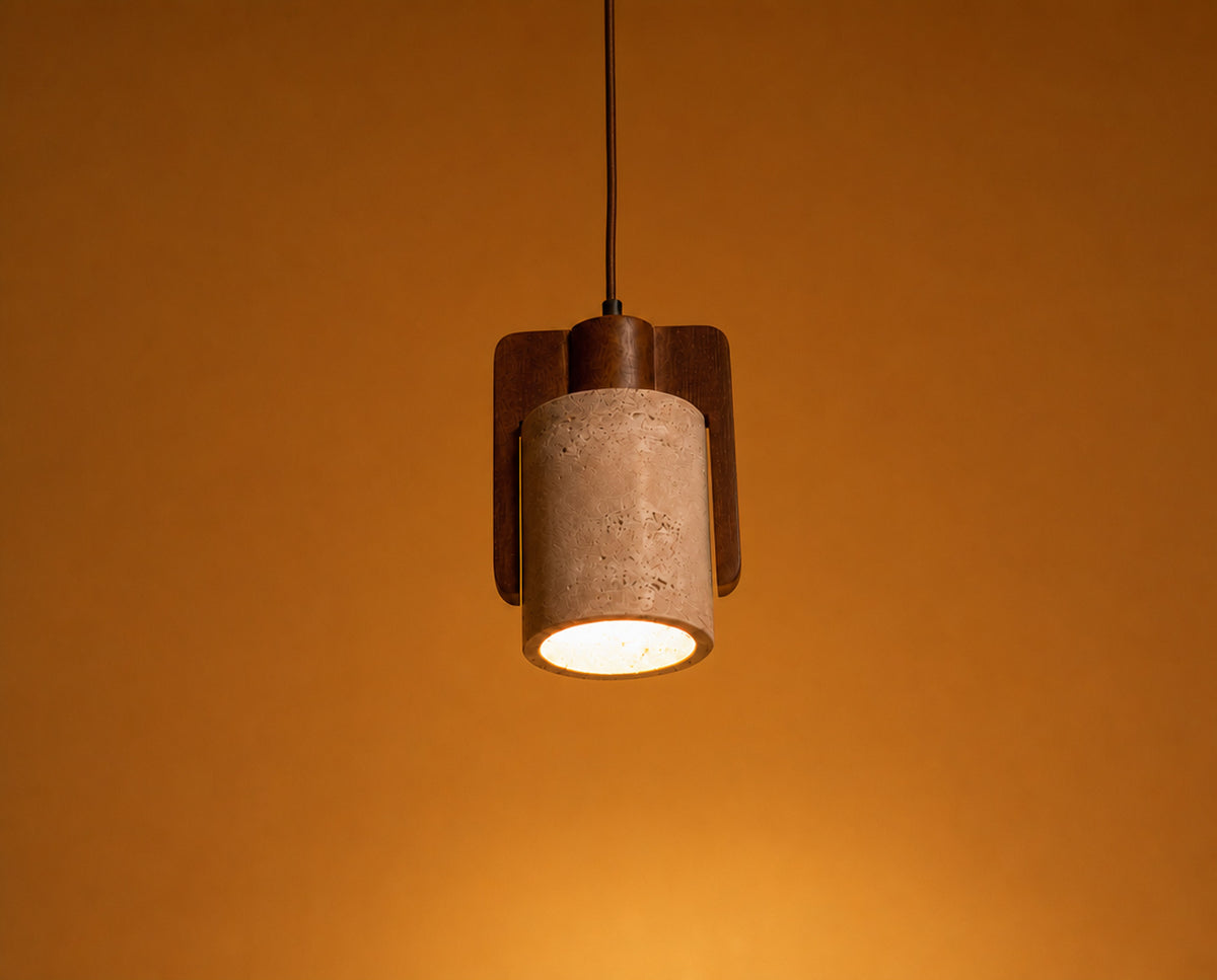 Buy Looker Travertine Pendant Light Bedside Hanging