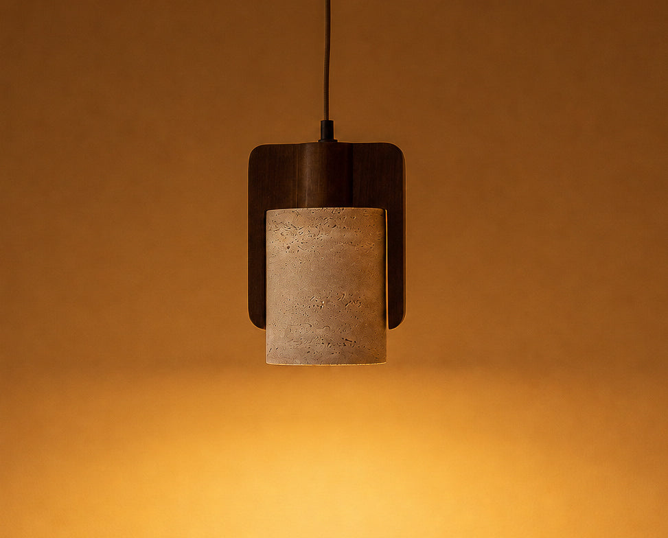 Buy Looker Travertine Pendant Light Corner Hanging