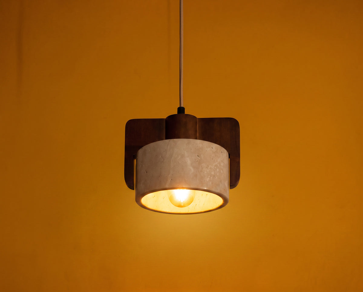 Buy Looker Travertine Sleek Pendant Light Corner Hanging