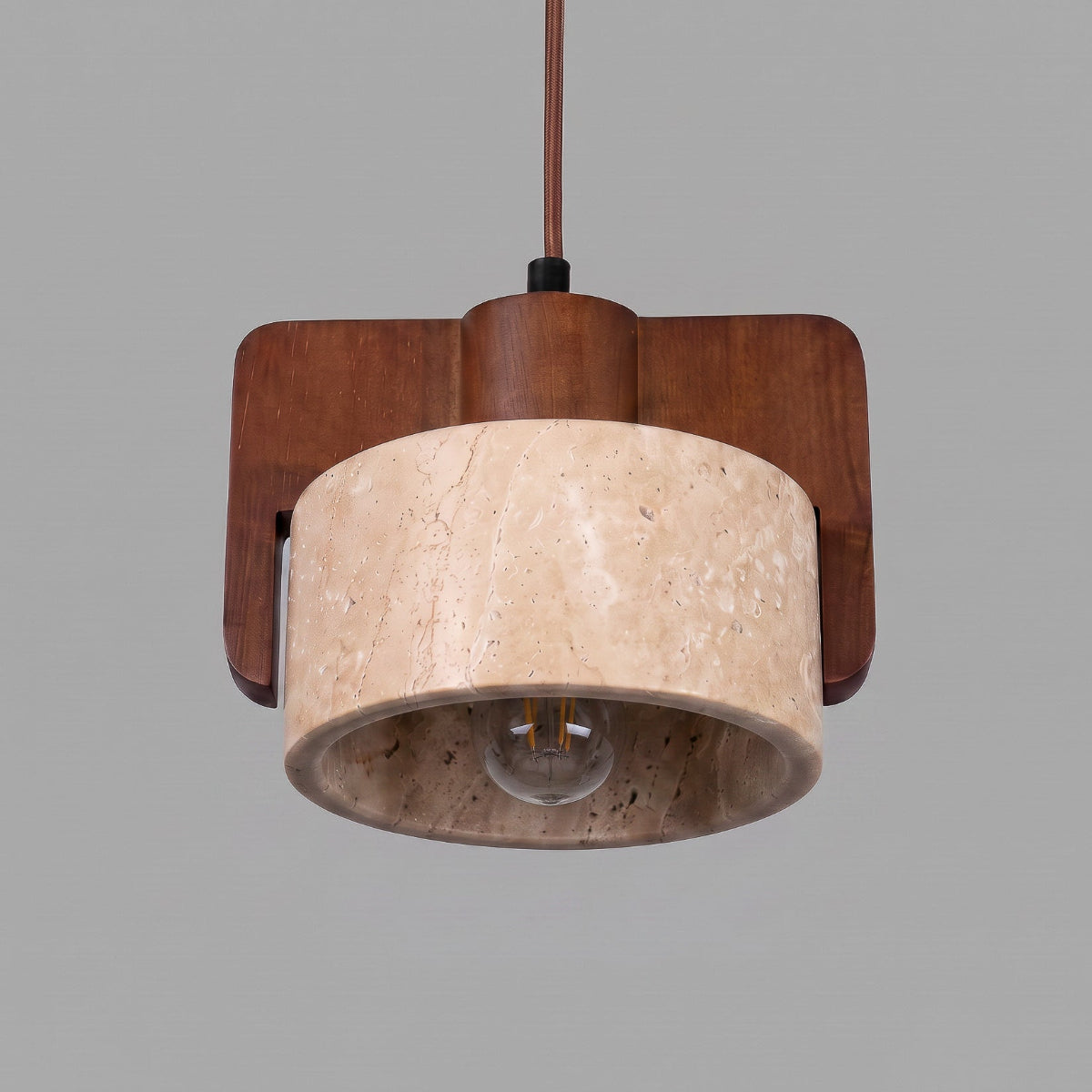 Buy Looker Travertine Sleek Pendant Light Corner Hanging