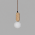 Moon Beams Travertine LED Pendant Light