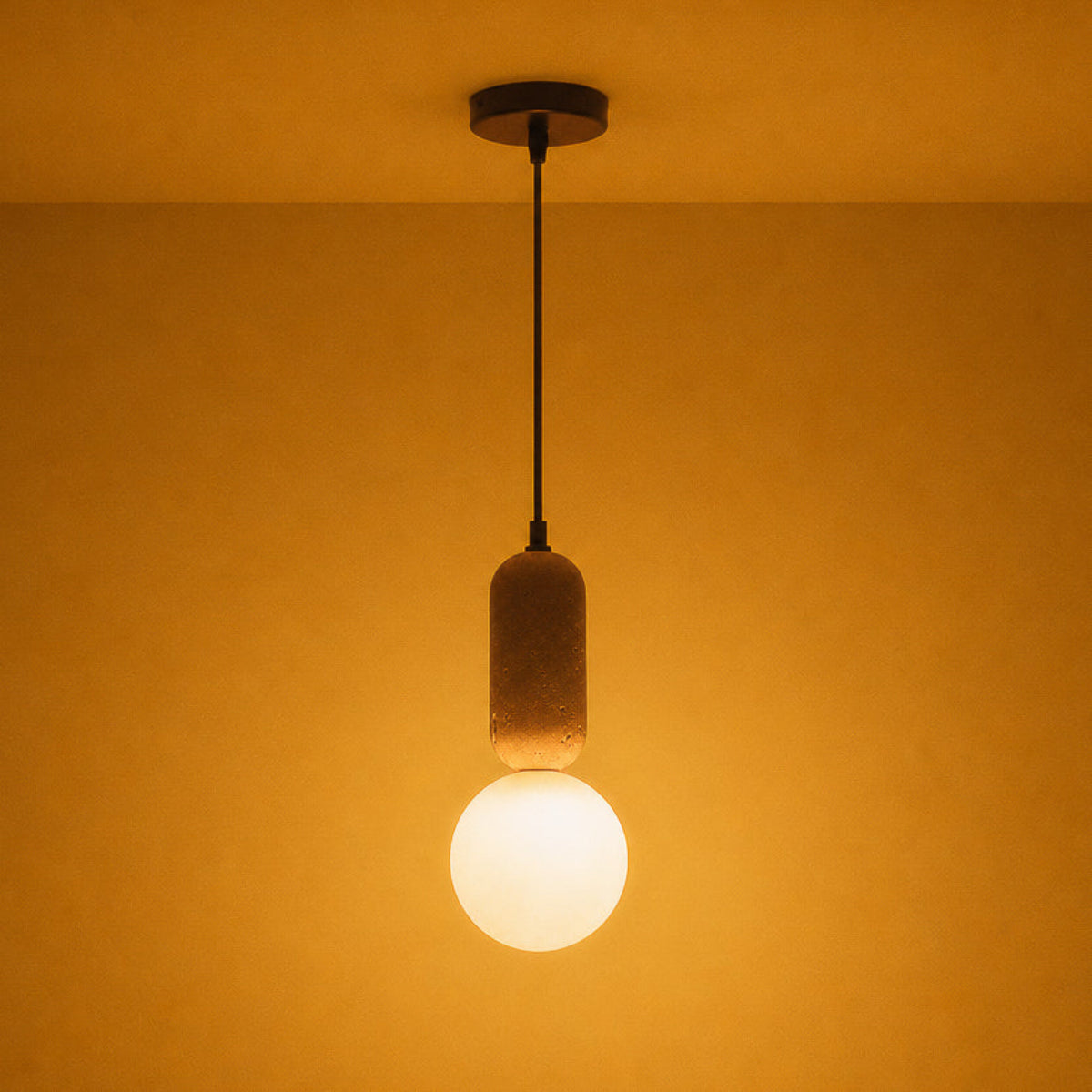 Buy Moon Beams Travertine LED Pendant Light Corner Hanging