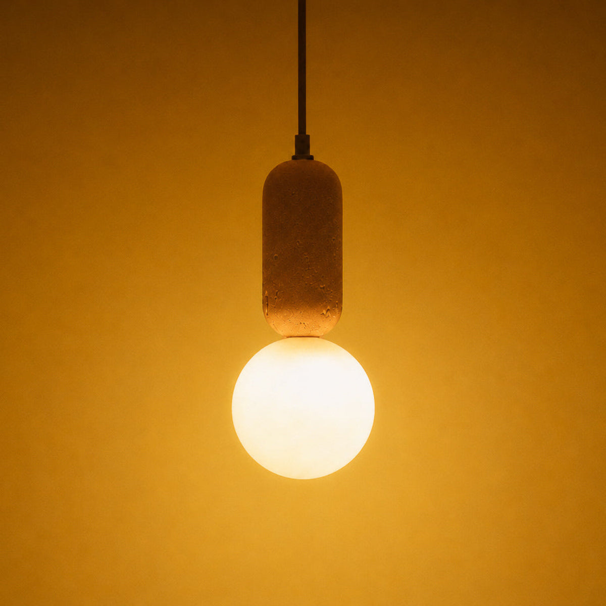 Buy Moon Beams Travertine LED Pendant Light Online