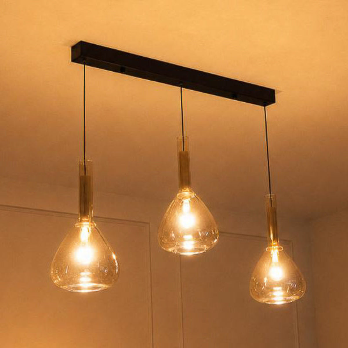 Buy Neptune 3 Light LED Chandelier Bangalore