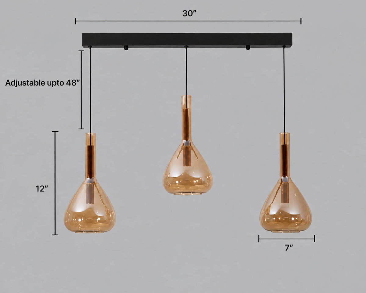 Buy Neptune 3 Light LED Chandelier Living Room