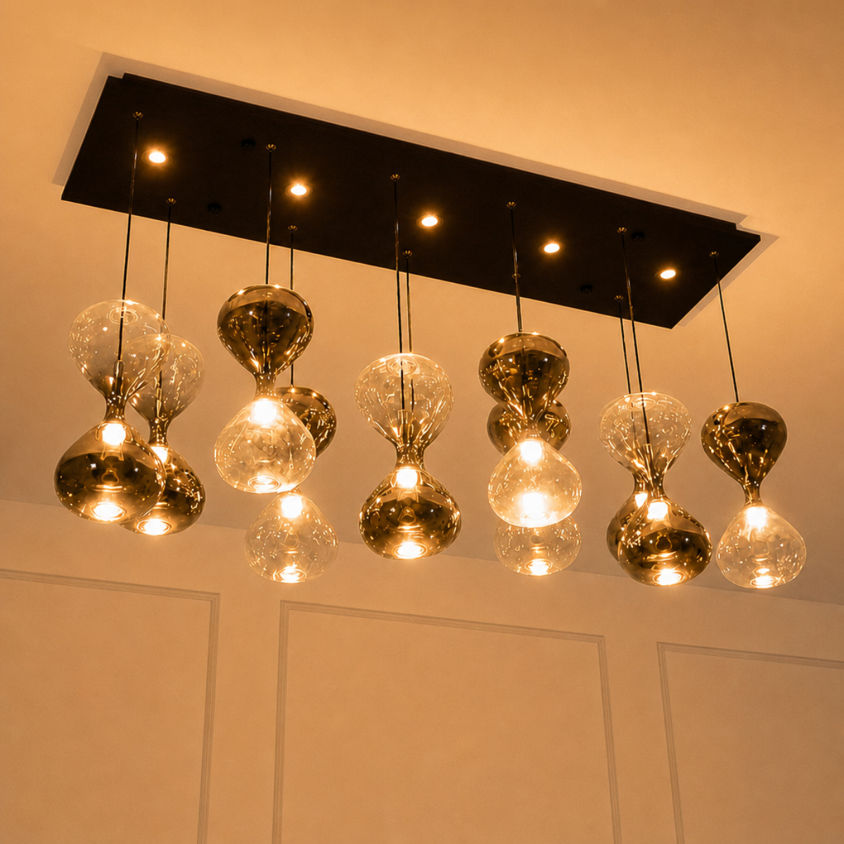 Buy Setting Sun LED Chandelier Bangalore