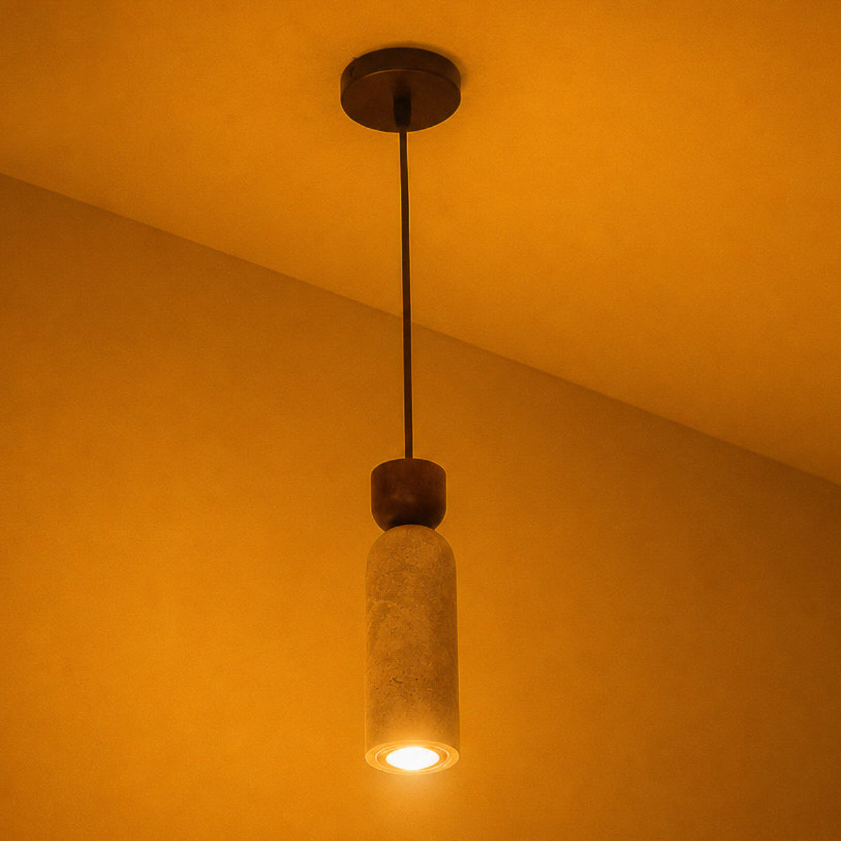 Buy Travertine Aura Pendant Light Corner Hanging