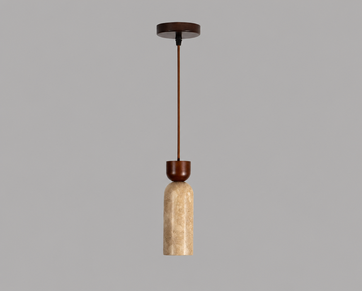 Buy Travertine Aura Pendant Light Modern Hanging