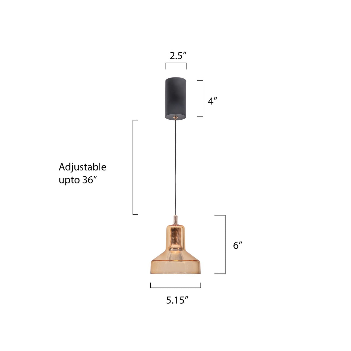 Buy After Life Amber LED Pendant Light Bengaluru