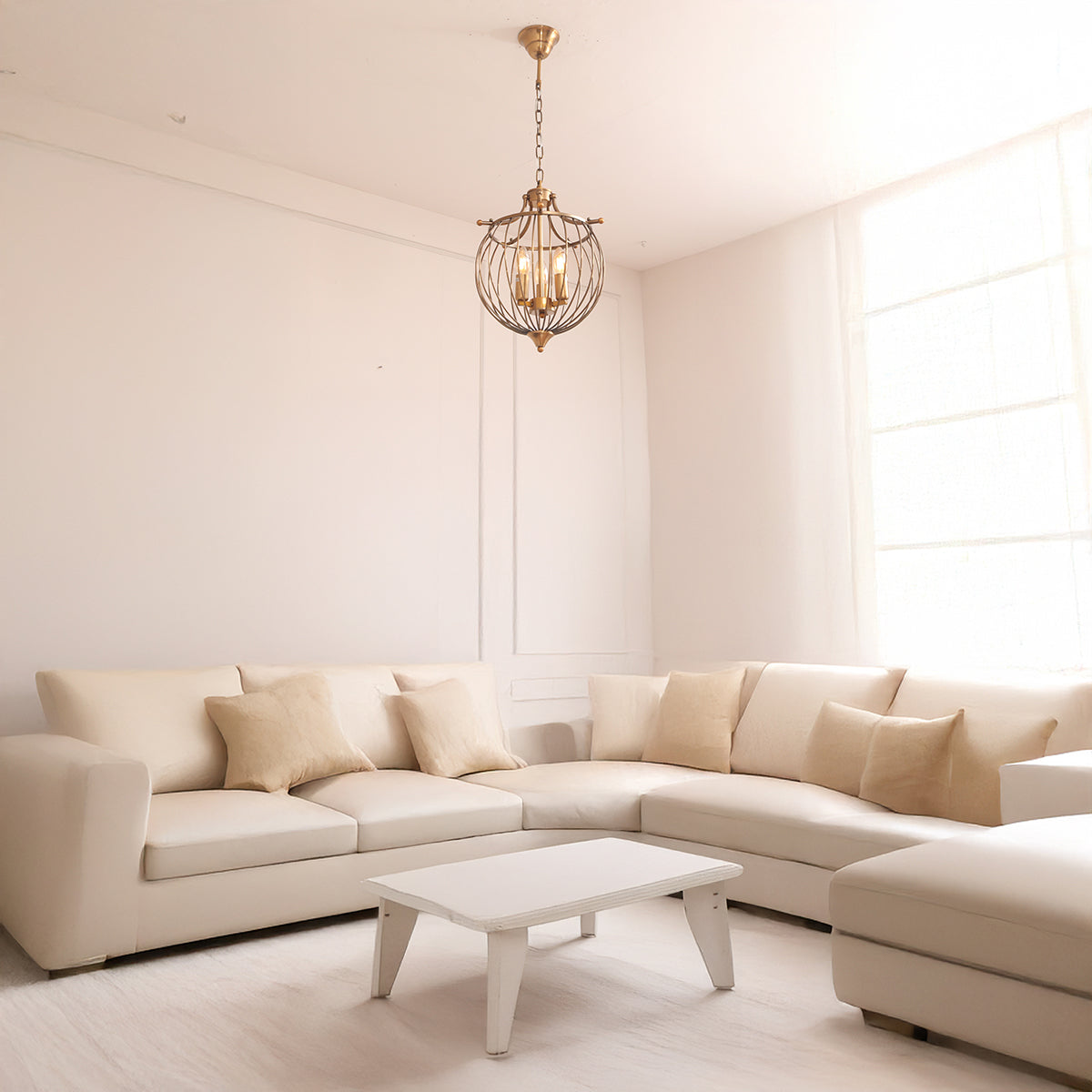 Buy Ageless Brass Chandelier Interior Lights