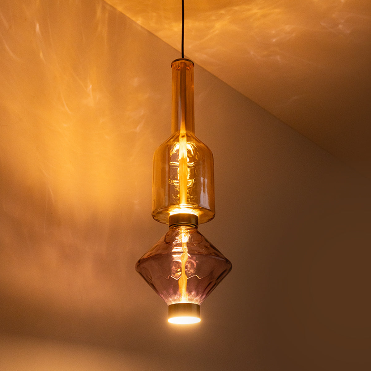 Buy Amara Glass LED Pendant Light Interior online bangalore