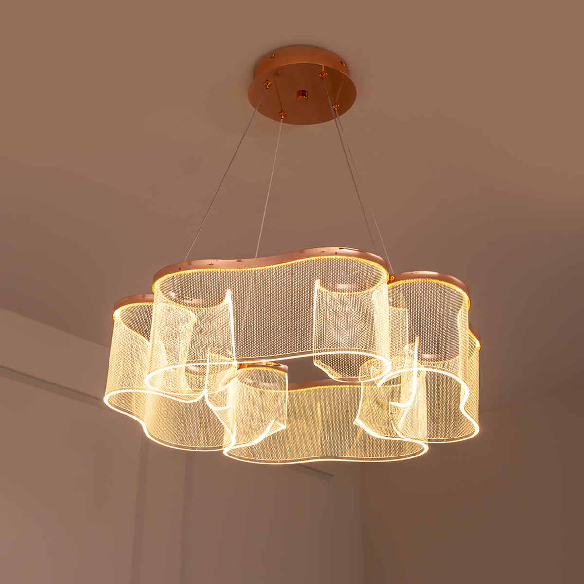 Buy Amara Glass Long LED Pendant Light Decorative online