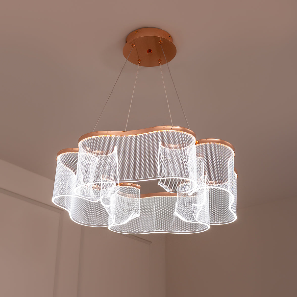 Buy Amara Glass Long LED Pendant Light Decorative