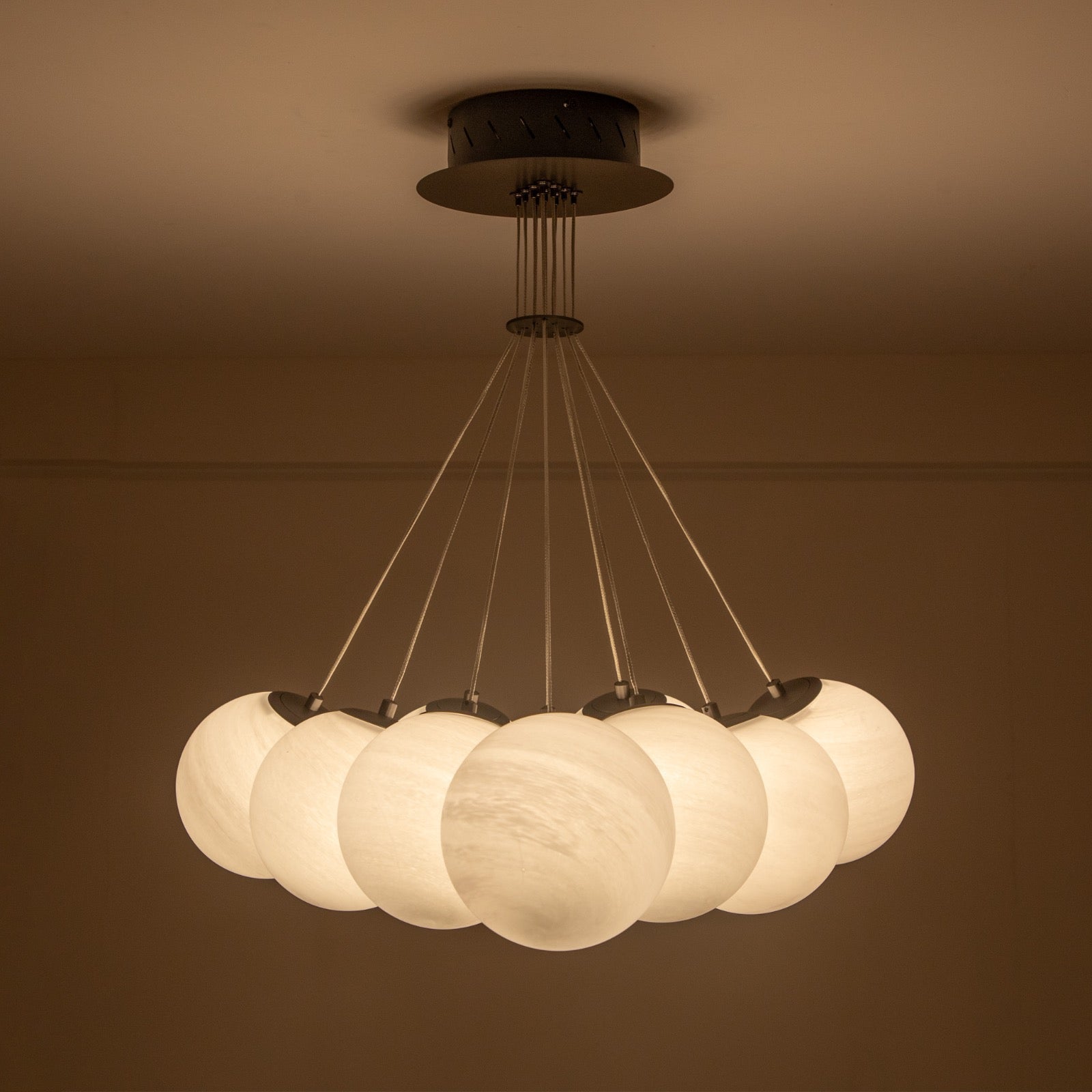 Buy Amsterdam Smart (Dimmable & Remote) LED Chandelier best lighting store Bangalore