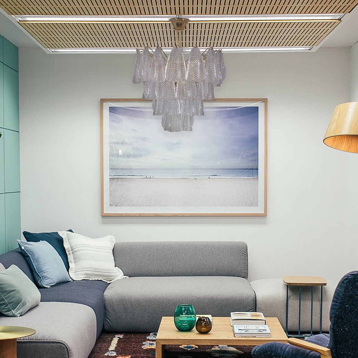 Angelic Round LED Chandelier for Living Room Light Living