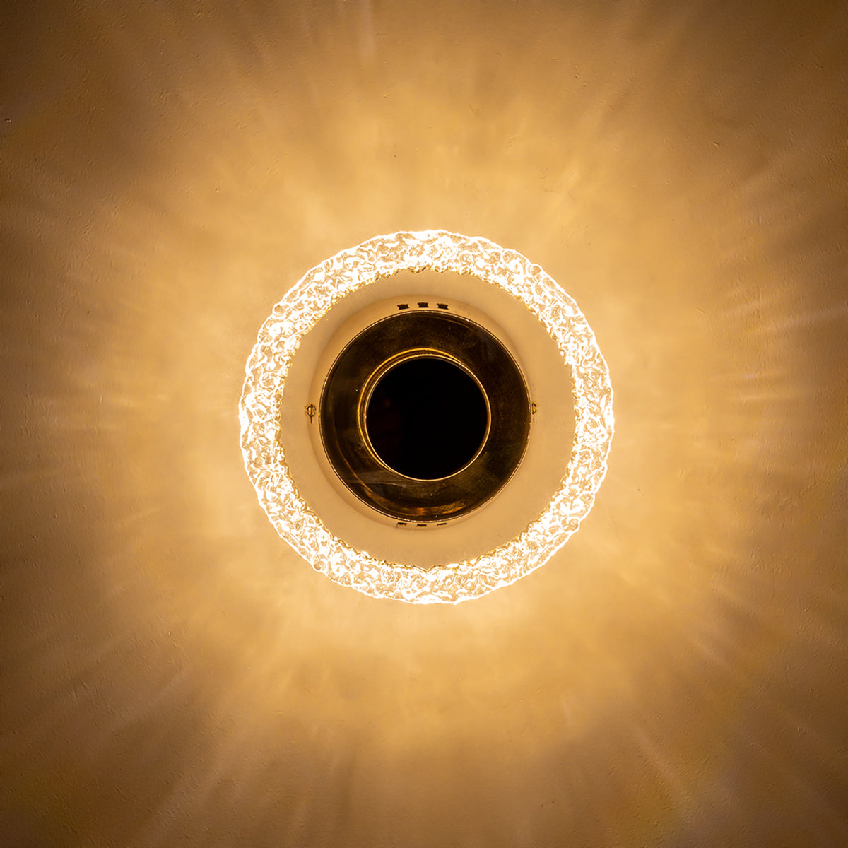 Buy Athena Round Crystal LED Wall Light online