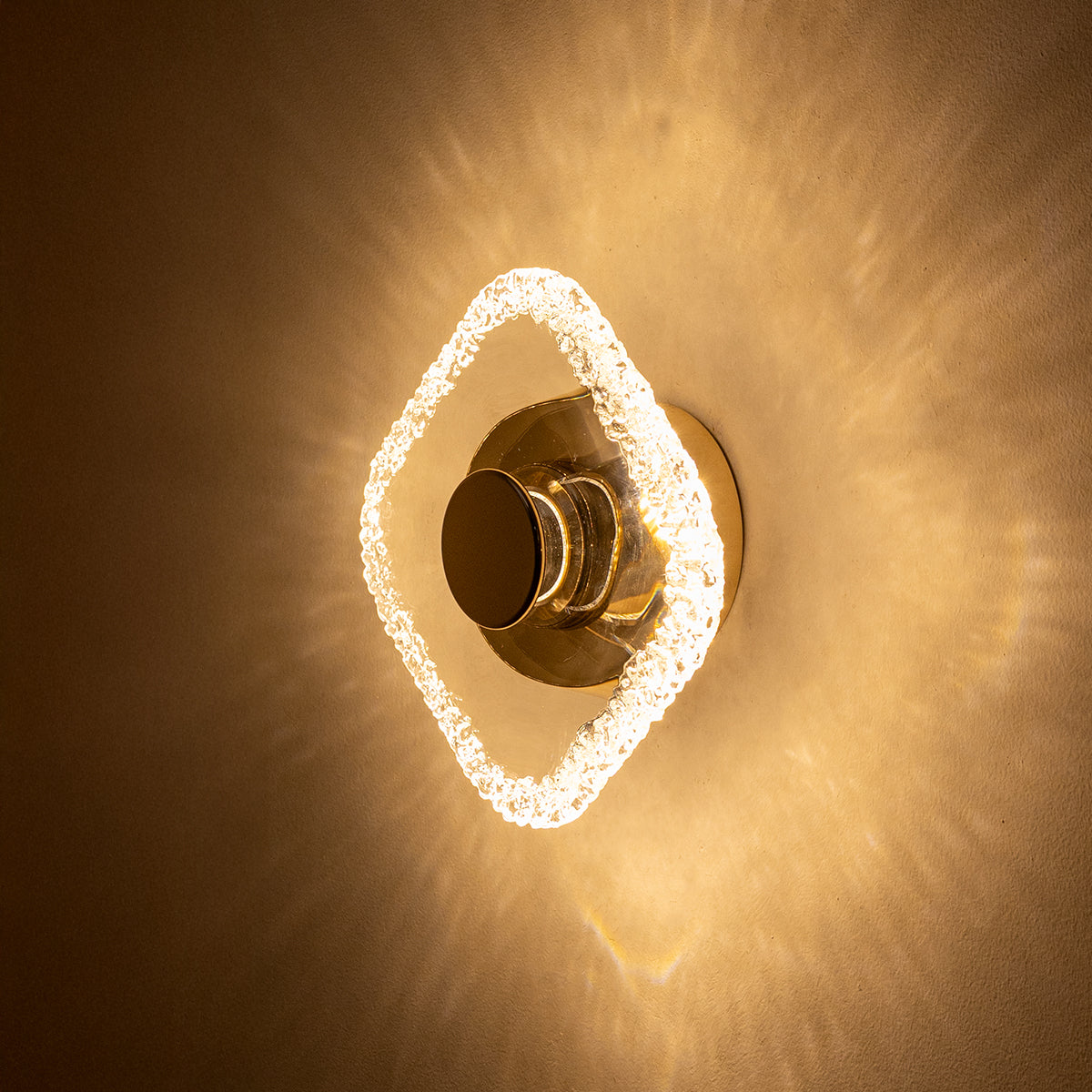 Buy Athena Square Crystal LED Wall Light online