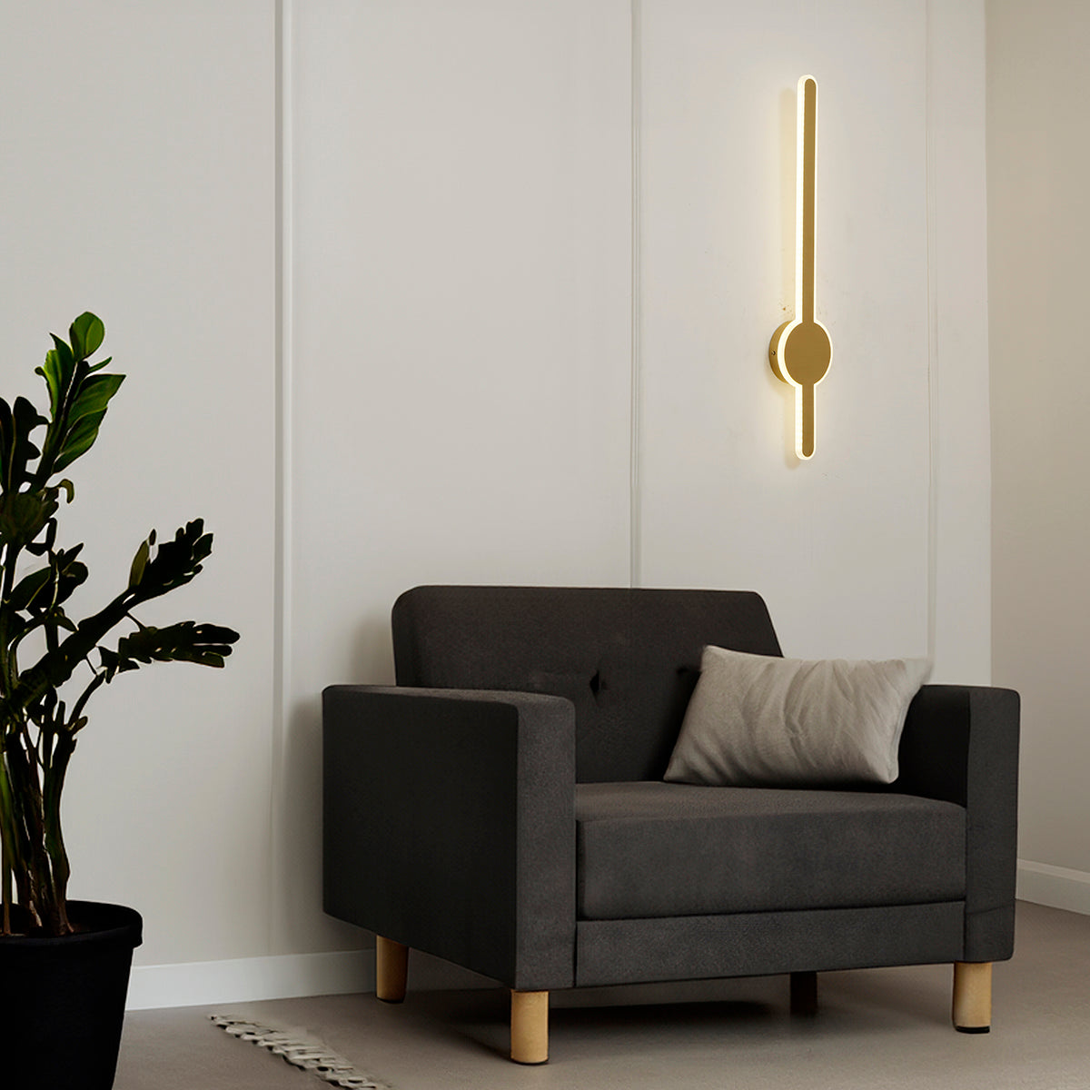 Long Led Design Aura Long LED Wall Light for Living and Bedrooms | Light & Living