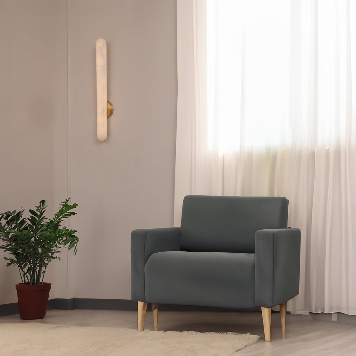Buy Aura Spanish Marble 600mm LED Wall Light Interior Lights