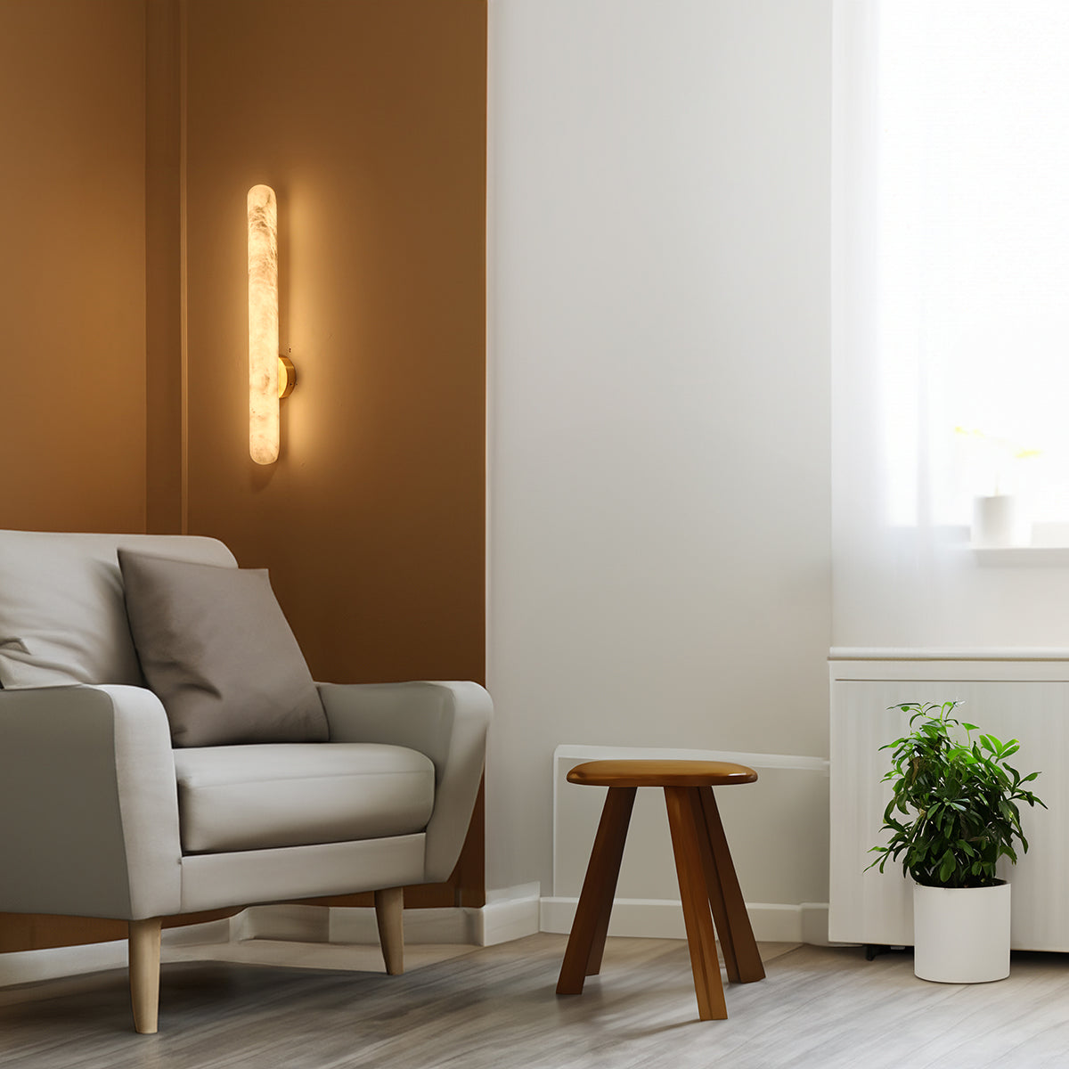 Buy Aura Spanish Marble 600mm LED Wall Light Online