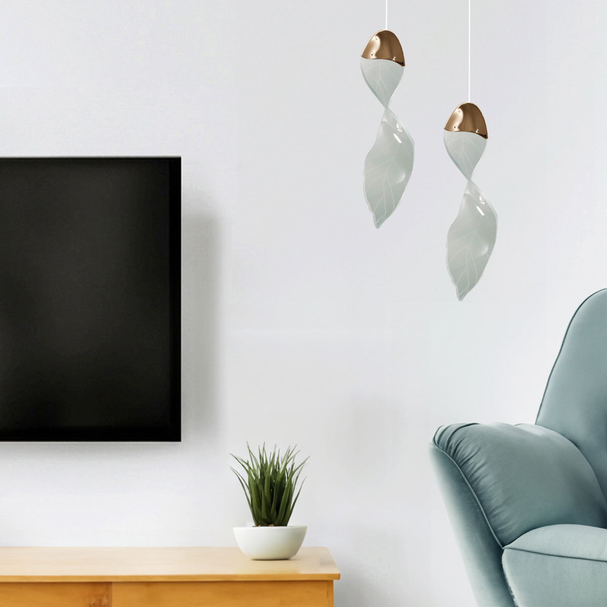 Buy Autumn Leaves LED Pendant Light Living Room 