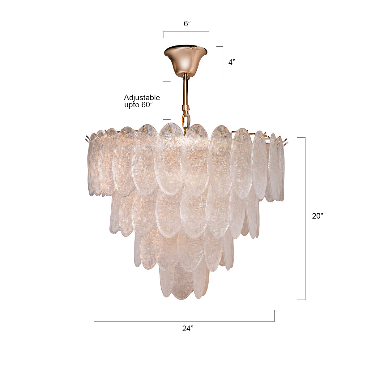 Buy Be Young Chandelier size