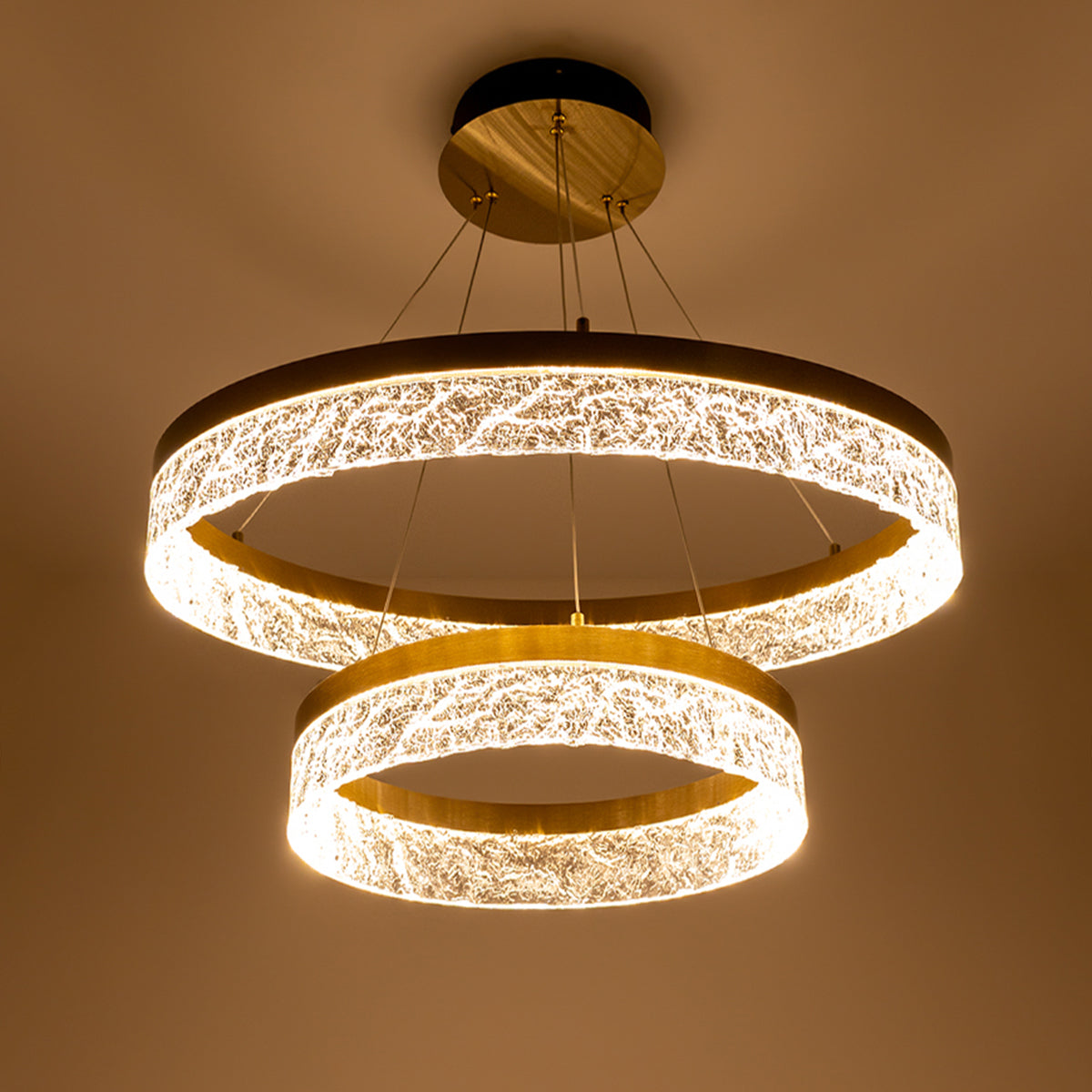 Buy Blaze 600mm 3 Colour LED Chandelier interior