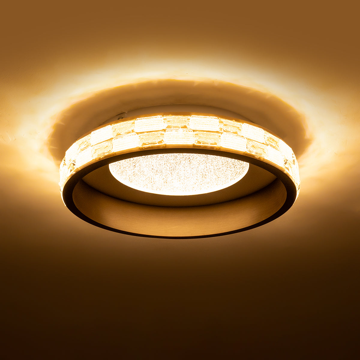 Buy Blend in 400mm Dimmable Remote LED Chandelier Ceiling Light modern