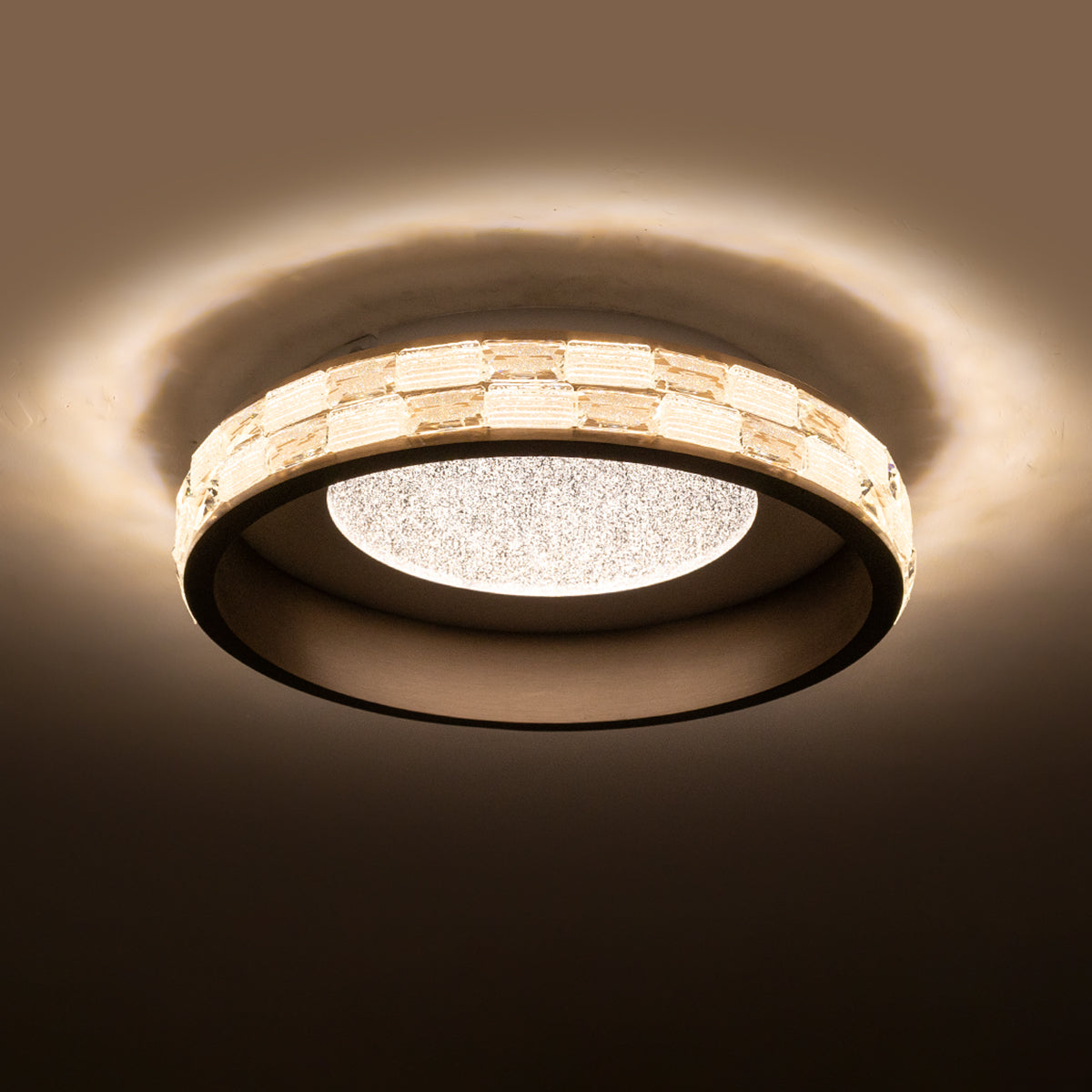 Buy Blend in 400mm Dimmable Remote LED Chandelier Ceiling Light modern