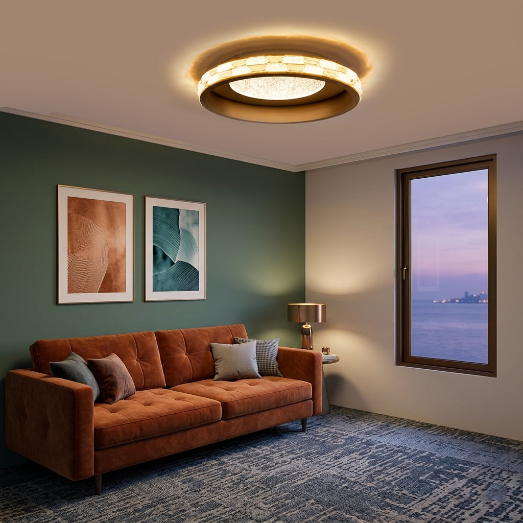 Buy Blend in 500mm Dimmable Remote LED Chandelier Ceiling Light bedroom