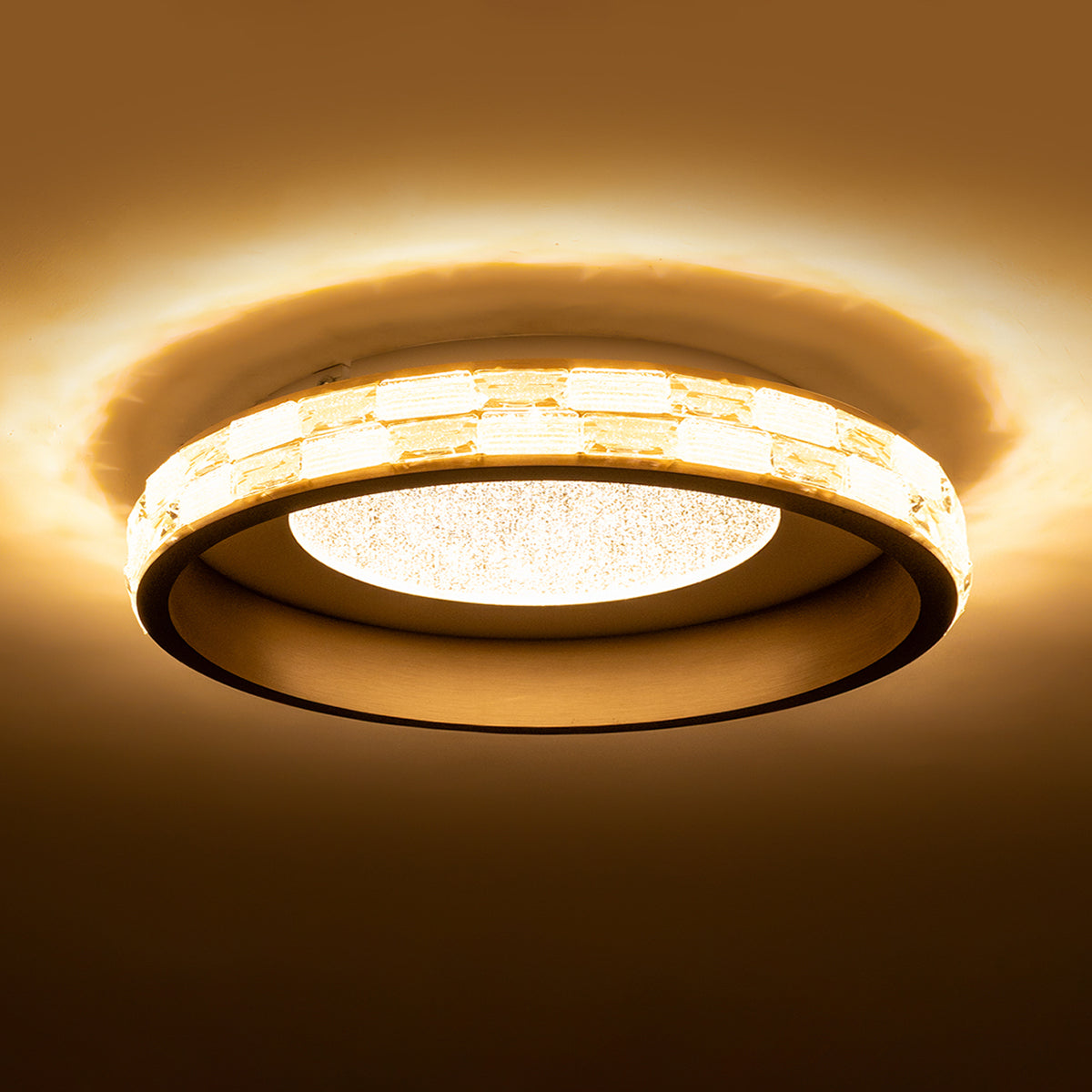 Buy Blend in 500mm Dimmable Remote LED Chandelier Ceiling Light modern