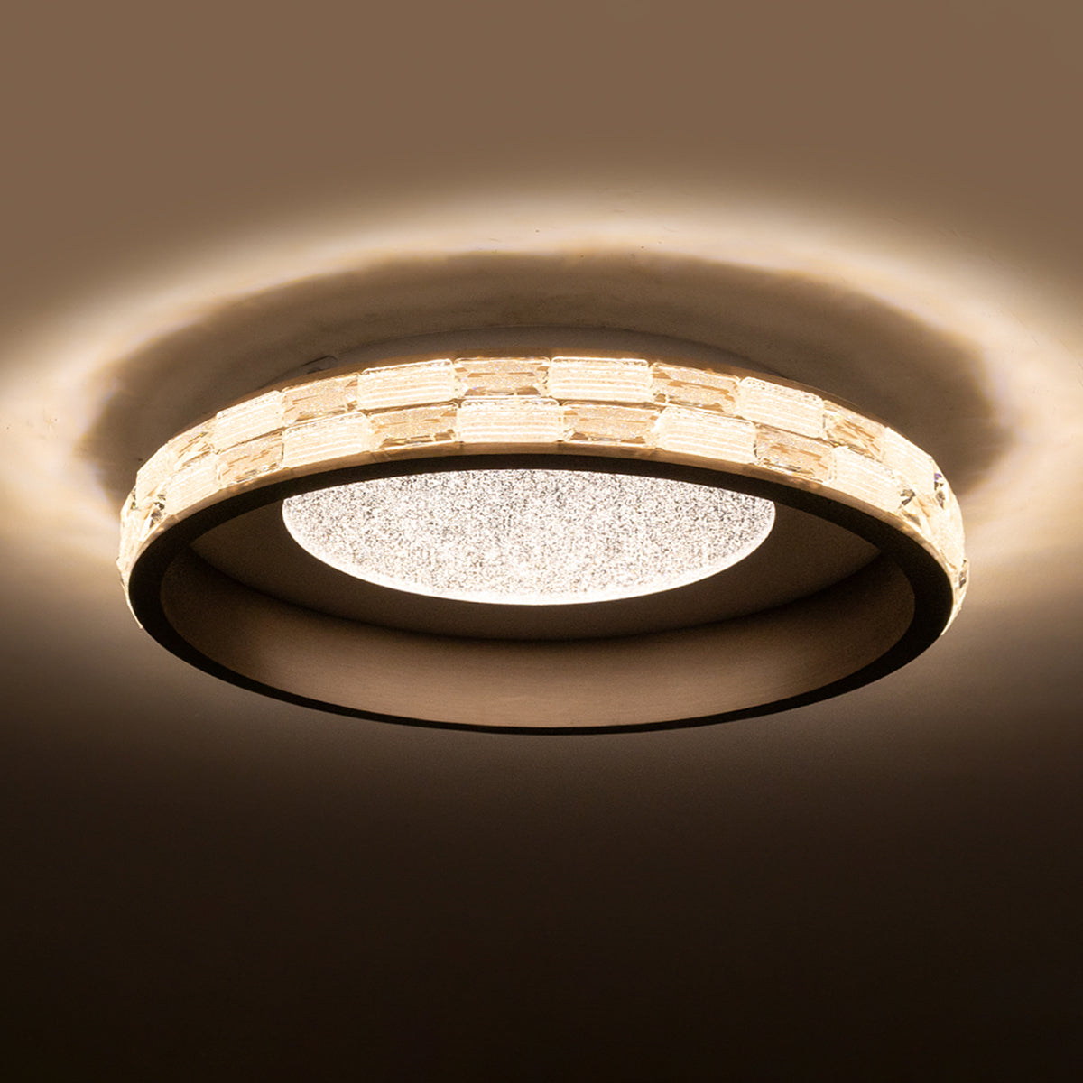 Buy Blend in 500mm Dimmable Remote LED Chandelier Ceiling Light modern