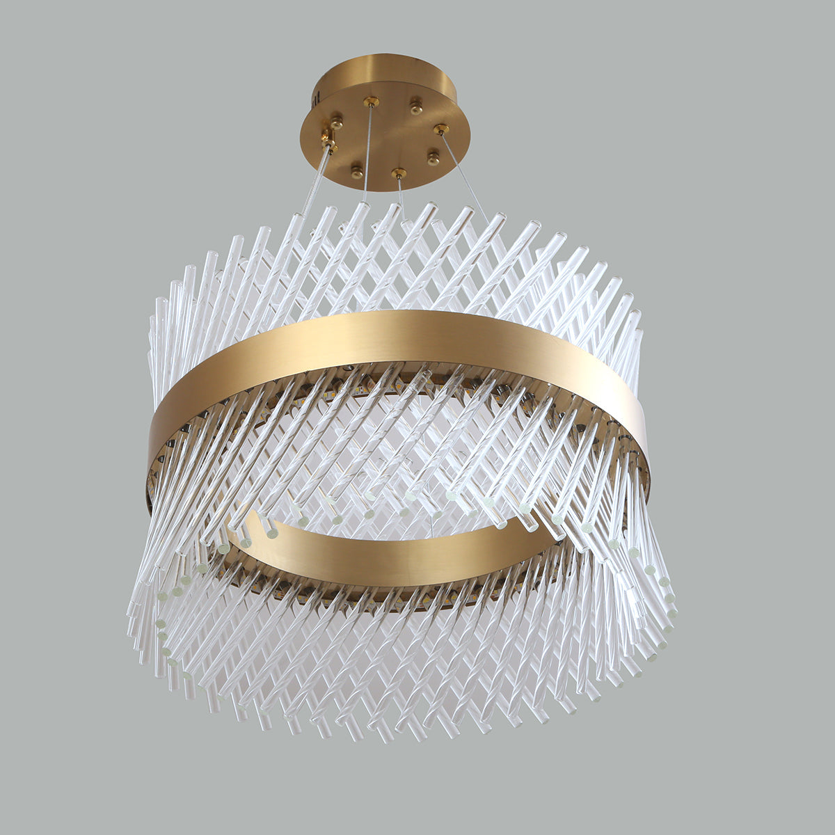 Shop Blissful 400mm (3 Colour) LED Chandelier Living Room